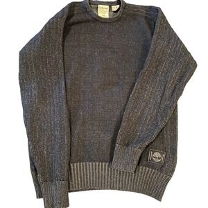 Timberland Vintage Y2K Sweater‎ Mens Med Grey Stratham Issue Gorpcore Streetwear